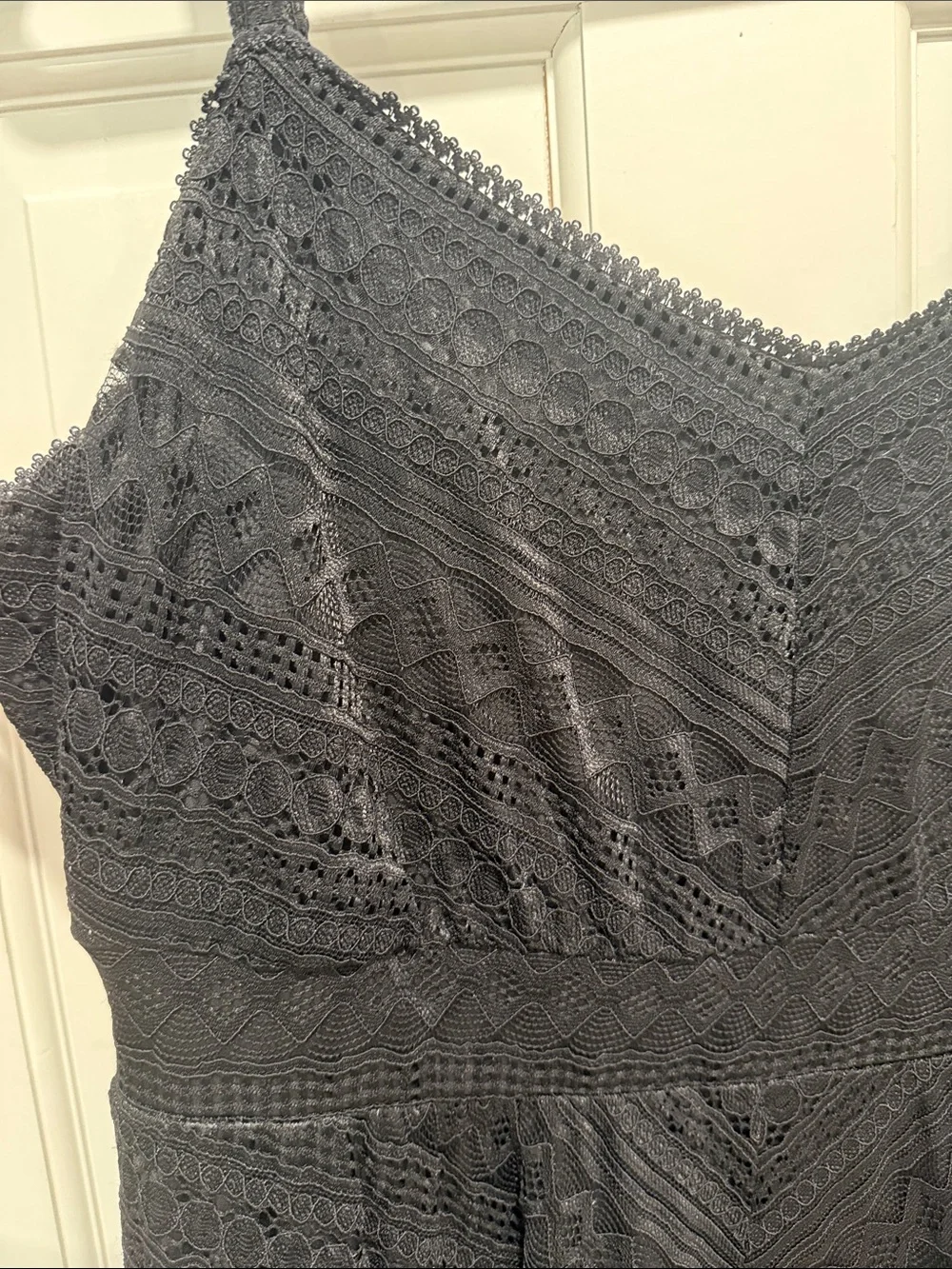 torrid NWT Black Lace Midi Slip Dress with V-Neck